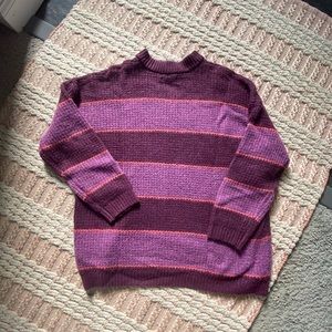 American Eagle Oversized Striped Sweater